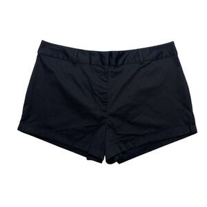 Danielle Bernstein Shorts 16W 1X Black Women's Stretch Cuffed Soft NEW‎